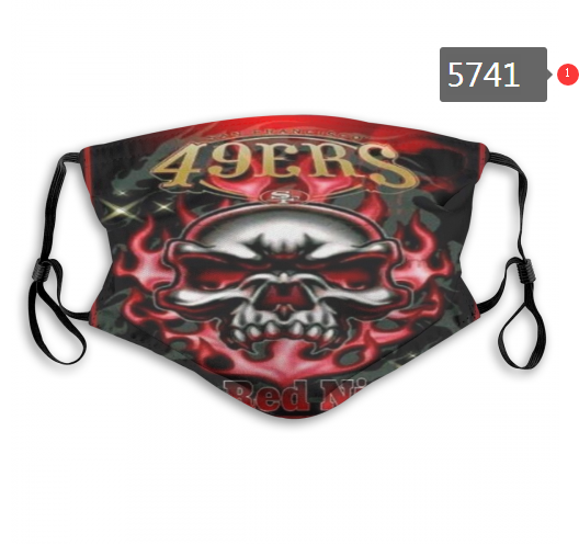 2020 NFL San Francisco 49ers #11 Dust mask with filter->nhl dust mask->Sports Accessory